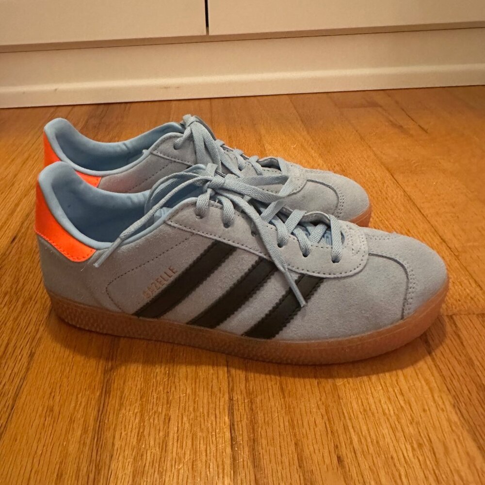 Adidas Gazelle - light blue, dark blue, orange